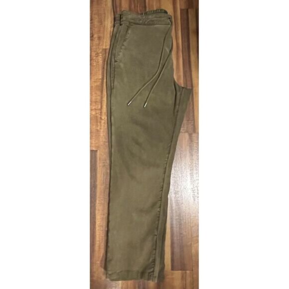 Paige Drawstring Pants Fraser Vintage Tonal Ash Jogger Twill Casual Men's 33 - Picture 13 of 16